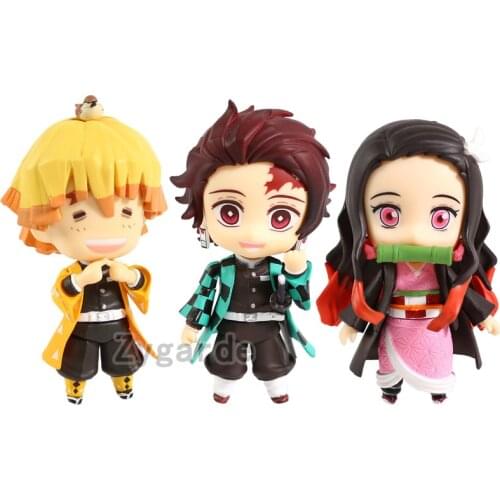 Demon Slayer Kamado Tanjirou 1193 Nezuko 1194 Zenitsu Agatsuma 1334 Action Figure Collectible Model Toy