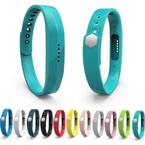 Essidi Flexble Slim Wristband Strap Clasp For Fitbit Flex 2 Bracelet Rubber Watch Band Replacement For Fitbit Flex 2