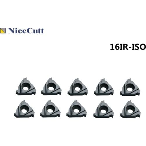 10pcs 16IR ISO Threading Turning Insert Indexable Tungsten Carbide Turning Insert Blade инструменты For Lathe Tools