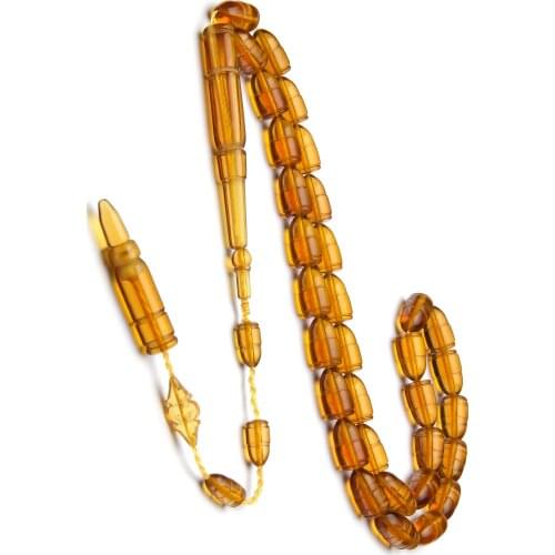 Islamic Tasbih Muslim Rosary Beads 33 Prayer Rosary For Men Bracelet For Men Accessory amber oltu amber stone Handmade Turkey