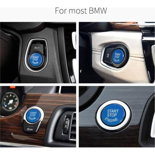 Car Engine Start Stop Switch Button Replace Cover For B MW E Chassis E81 E87 E90 E91 E92 E93 E60 E84 E83 E70 E71 E72 E89
