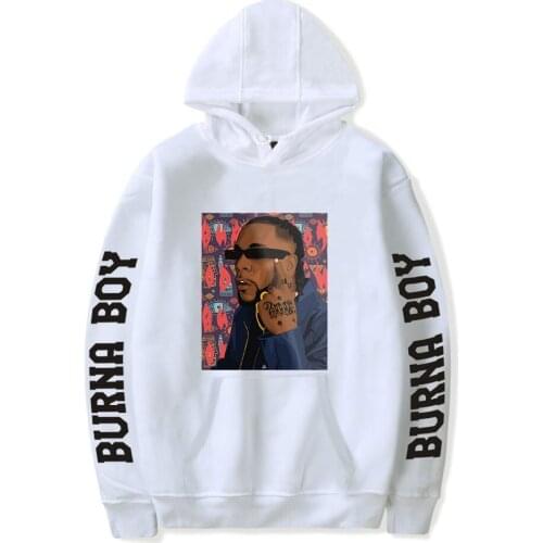 Hot Sale Burna Boy Hoodies Sweatshirts Men/Women Fashion Design Hip Hop Hoodie Boy girl Harajuku Streetwear Pop Reggae Clothes