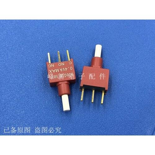 Original new 100% 5B11 no lock sharp foot 3pin normally open normally closed button plastic key switch power reset touch switch