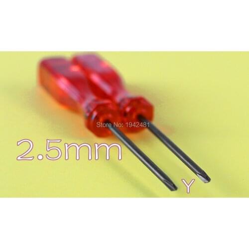 OCGAME 2.5mm Y Screwdriver Triwing Triangle Screwdriver For Wii NDS NDSL GBA SP Repair Tool 20pcs/lot
