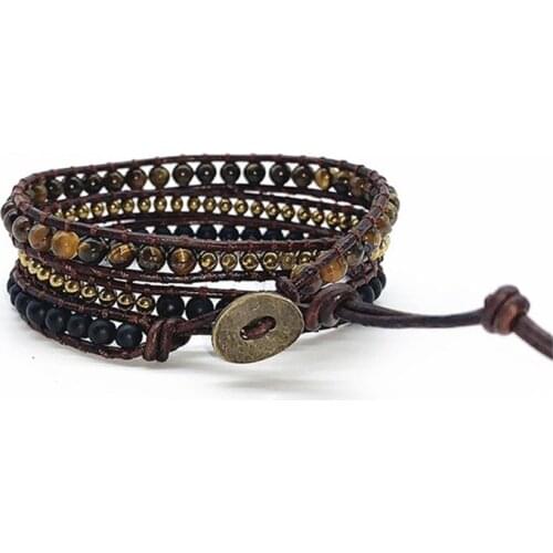 Couples Distance Bracelet Classic White and Black Natural Stone Yin Yang Beaded Bracelets for Men Women Best Friend