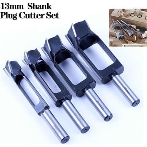 Straight And Round Wood Plug Hole Cutter Plug Cutting Drill Take Steel Knife Log Tenon Cork Woodworking Drilling Tool