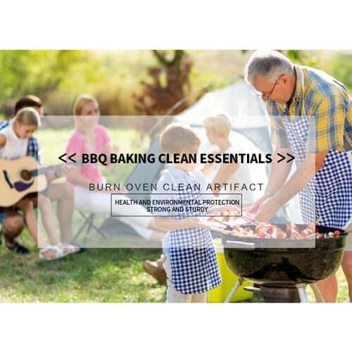 Convenient BBQ Grill Brush Clean Oven 201 Stainless Steel Wire Economic BBQ Barbecue Brush Tableware Home Black DIY Cooking