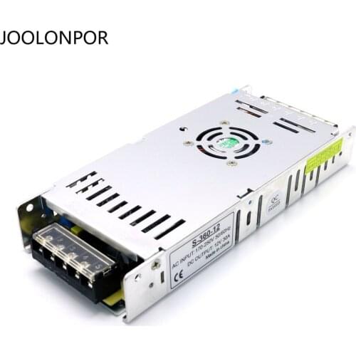 AC 220V to DC 12V 30A 360W Ultra Thin Slim Transformer Switching Power Supply for Led Strip