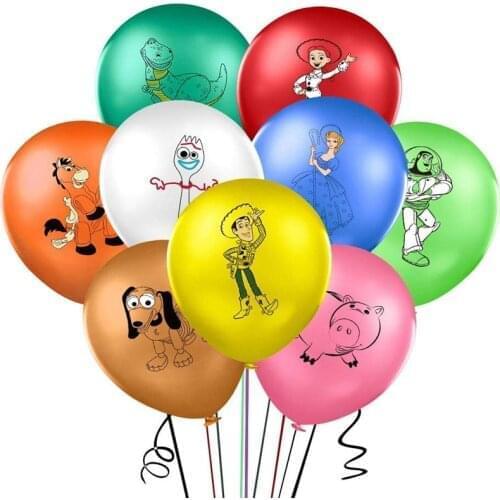 Disney Anime Cartoon Toy Story Birthday party Balloon Latex Balloon Baby Shower Party Decoration