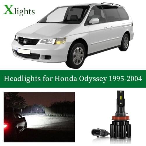 Xlights Car Bulb For Honda Odyssey 1995 1996 1997 1998 1999 2000 2001 2002 2003 2004 LED Headlight Low High Beam Auto Light Lamp