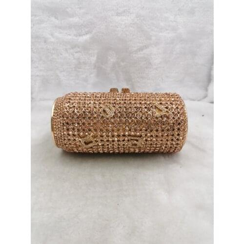 Female Crystal Diamond Clutch bag Free Shipping Handmade Evening bags Bridal purse Customized Clutches Bags Clutch Purse Silver