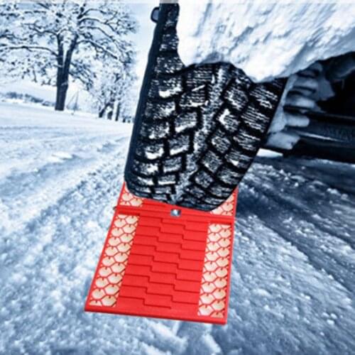 1 Pair Universal Foldable Car Emergency Anti-skid Board Recovery Tracks