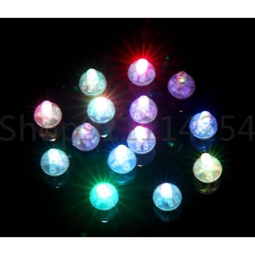 100Pcs Balloons Accessories LED Flashing Light Mini Color Tumbler Light Bar Christmas Wedding Party Decoration Birthday Goods