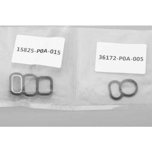 15825-P0A-015 36172-P0A-005 VTEC Solenoid Gasket and VTC Filter Fit For 1994-2002 4 cylinder engines Honda accord