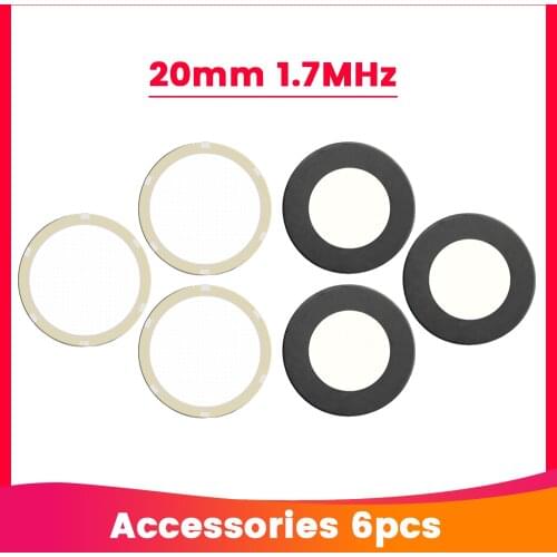 6pcs 20mm 1.7MHz air cleaning machine Ultrasonic Mist Maker Fogger Ceramics Discs for Humidifiers replacements