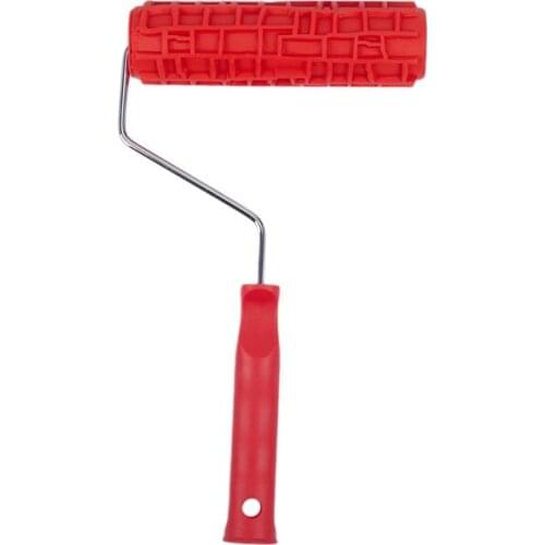 7inch Embossing Brick Wall Grain Paint Roller Replacement Painting Brush Sleeve