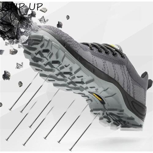 Free shipping Work Safety Boot Men Steel Toe Safety Shoes Puncture-Proof Outdoor Sneakers Men shoes Indestructible Shoes Ryder