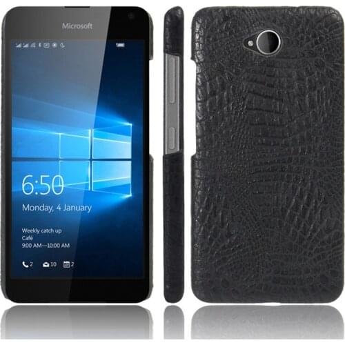 For Microsoft Lumia 650 Dual SIM Case Luxury Crocodile Skin Protective Back Cover For Microsoft Nokia Lumia 650 Phone Bag Coques