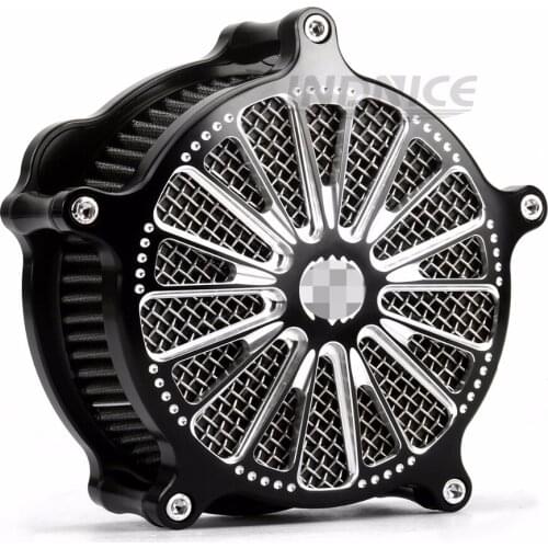 CNC black Domino Air Cleaner For harley sportster xl883 1200 air filters sportster 883 1991-2017