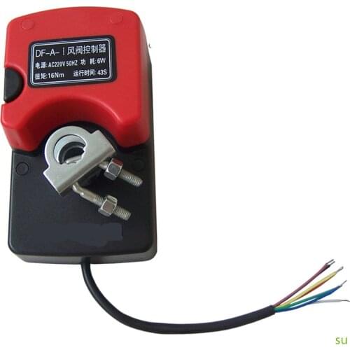 Motorized air damper Valve Air damper drive Air volume control valve Electric Actuator Controller with Regulator DC24V AC220V