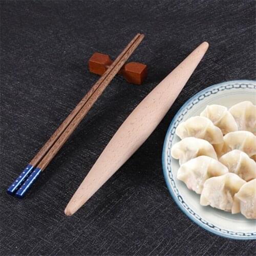 Cake Dough Roller Kitchen Cooking Tools Double-tip Wooden Rolling Pin Baking Biscuit Noodles Special Tools