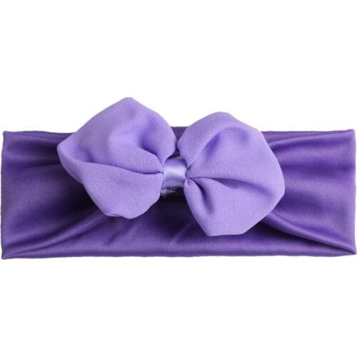 Childrens Bow Turban Headband Hairband Knotted Headwear Kids Hair Accessories