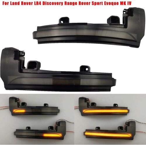 Dynamic Blinker Lamp LED Turn Signal Light For Land Rover LR4 Discovery Range Rover Sport Evoque MK IV 2013-2018