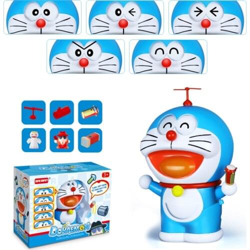 Doraemon Face Changing Doll Japan Doraemon Model Toy Shaking Dream Pocket Action Figure Child Toys Action Toy Figures Home