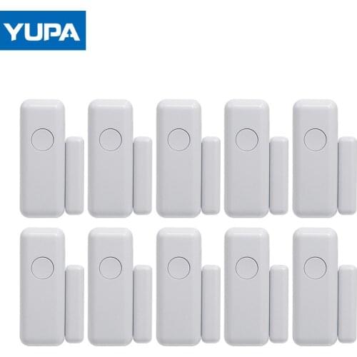 YUPA 433mhz Wireless Window Door Magnet Alarm Sensor Door Detector For Smart Home Security System