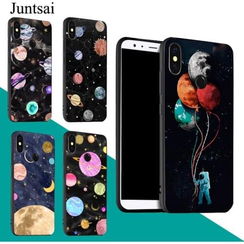 Marble Planet Space Astronaut Case For Redmi Note 9 Pro 9S 8T 8 Pro 9A 9C For Mi 9 9T Note 10 Lite For POCO X3 Couqe