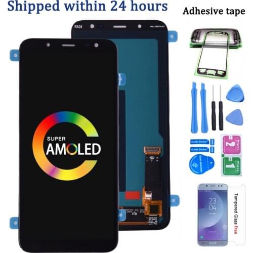 Original Super AMOLED For Samsung Galaxy J6 2018 J600 J600F J600Y LCD screen Display and touch Glass pannel Assembly