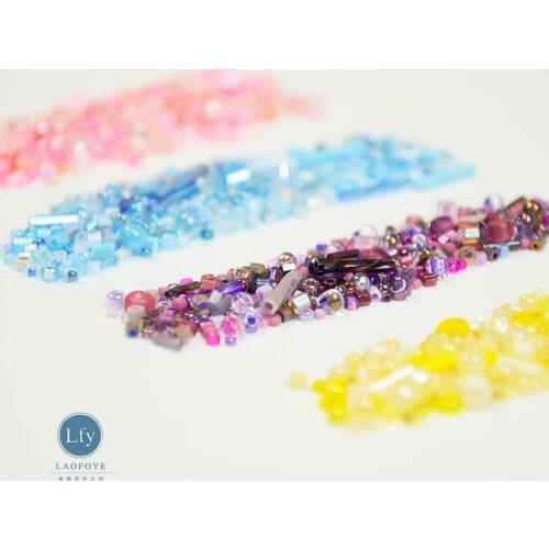 Miyuki Yuki mixed beads, Japan imported rice beads, diy jewelry accessories 11 color beaded embroidered material 10 g / serving