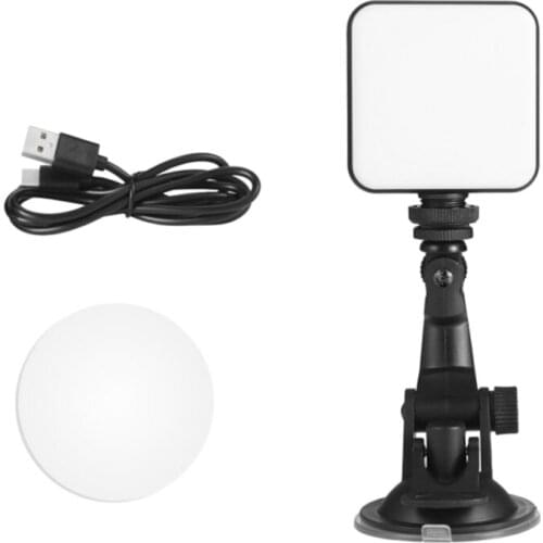 W64 LED Mini Video Iight is Suitable for Portable Photography Iight, Fill Light Selfie Makeup Built-in 2000MAH Capacity
