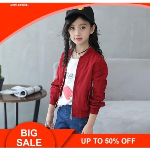 Spring Jackets for babys Coat Bomber Jacket Green girls 's Windbreaker Winter Jacket Print Kids Children Jacket