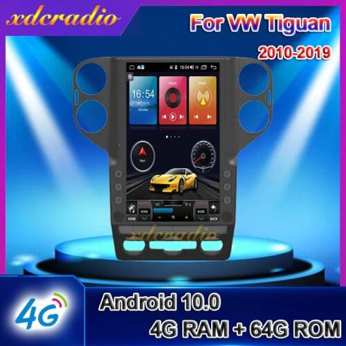 Xdcradio 13.6" Tesla Styel Screen Android 9 Car Radio For VW Volkswagen Tiguan DVD Multimedia Player GPS Navigation Carplay 4G