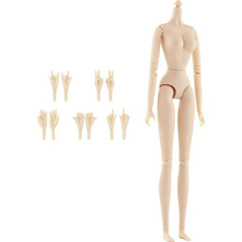 1/6 28 Joint DIY Movable Girl Doll Flexible Doll Hand Body