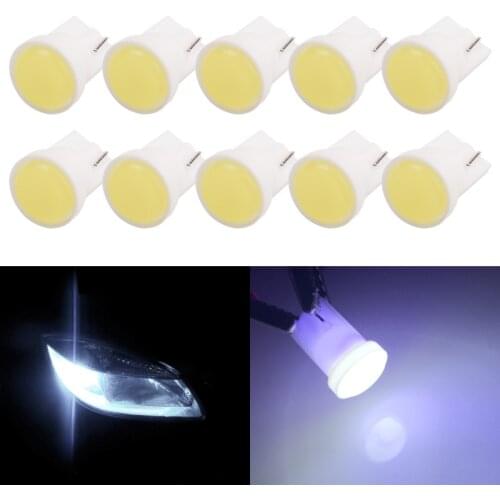 10 PCS T10 LED White Red Blue Green Pink Lights Number Side Marker Door Lamp Light bulbs DC 12V