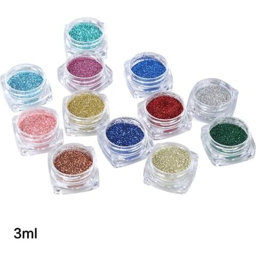 12 Pcs/set DIY Crystal Epoxy Filler Slime Dye Powder Pearl Pigments Colorants for Soap Candle Resin Jewelry Making