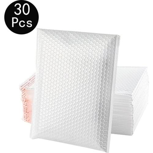 30PCS White Bubble Mailers Padded Envelopes For Mailing Envelopes Envelope Packaging Bubble Mailer Gift Packaging