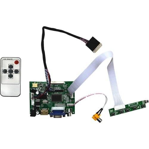 Free Shipping HDMI VGA AV LCD Controller Board Kit For 15.6inch N156BGE-L11 N156BGE-L21 1366x768 Screen