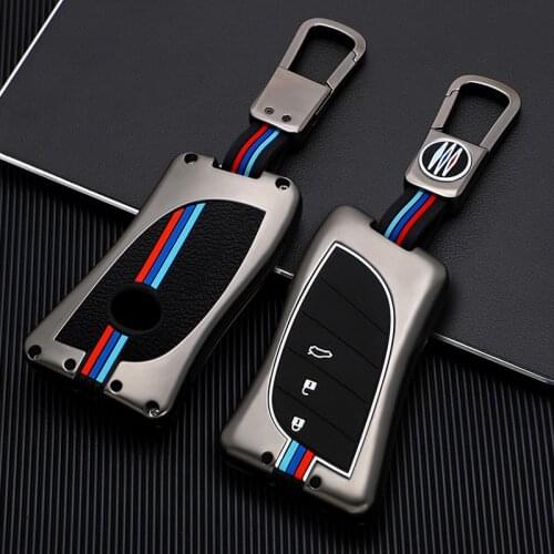 Zinc Alloy&Silicone Car Remote Key Case Cover For Lexus ES300h ES350 ES200 ES260 LS350 LS500h IS ES GS NX RX LX LC RC 2018 2019