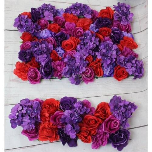SPR Purplew series artificial rose wedding flower wall backdrop road lead flower table centerpiece flower ball for party market