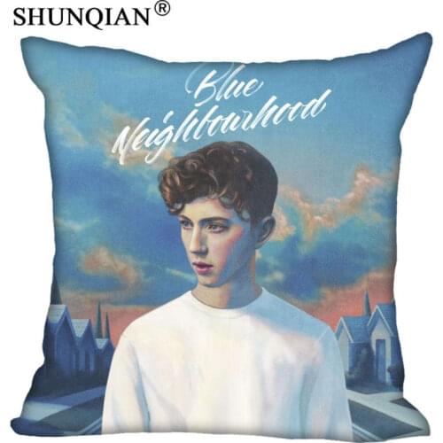 Custom Troye Sivan Square Pillowcases zipper Fashion Custom Pillow Case Pillow Cover Decorative Pillowcase 40x40cm