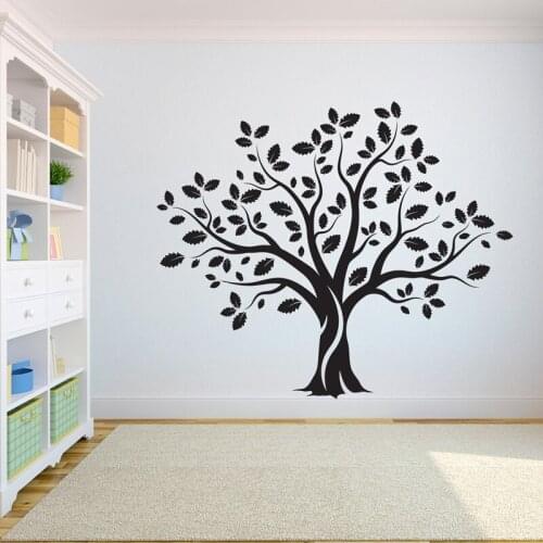 Tree Wall Decal Sticker Bedroom tree of life roots birds flying away home decor big tree wall sticker A7-006