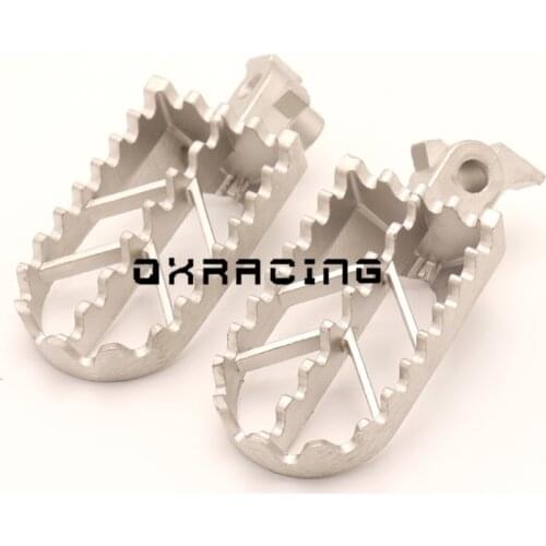 Stainless Steel Motorcycle Footpegs Foot Pegs Rest For Pit Dirt Motor Bike Pitster Pro XR50 CRF50 CRF70 SSR Thumpstar Motocross