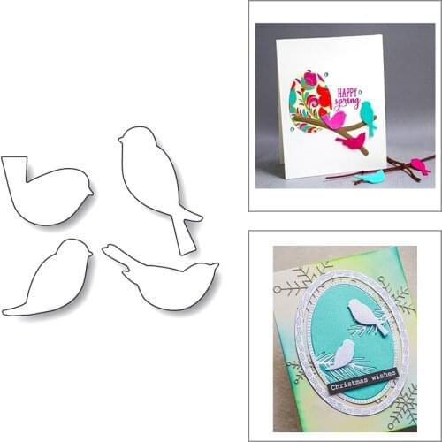 2020 New Animal Bird Silhouettes Metal Cutting Dies For DIY Cut Paper Making Card Decoration Background Scrapbooking No Stamps