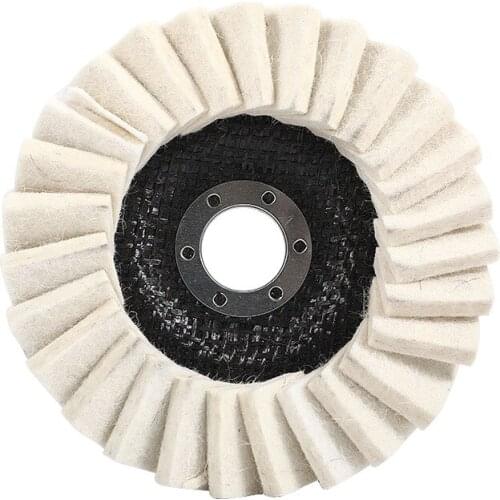 New Wool Polishing Wheel Buffing Pads Angle Grinder Wheel Felt Polishing Discs For Metal Marble Glass Ceramics Durable Wave