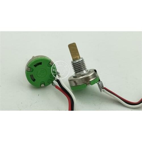 Original new 100% R1326N-V-M6X6 B5K 60 degrees airplane model angle potentiometer handle length 13MMF with wire (SWITCH)