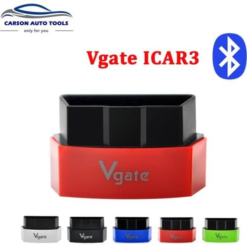 2017 Best Vgate icar3 elm327 V2.1 Bluetooth ELM327 iCar 3 Code reader Diagnostic tools supports all obdii protocols free ship