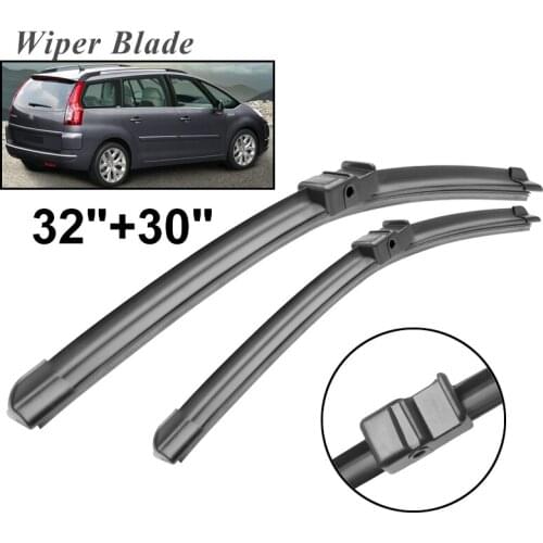 Okowiper RHD & LHD Front Wiper Blades For Citroen C4 Grand Picasso 2006 - 2008 Windshield Windscreen Front Window 32"+30"